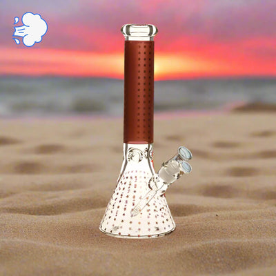 14’’ 7Mm Polka Dot Glass Beaker | Bong
