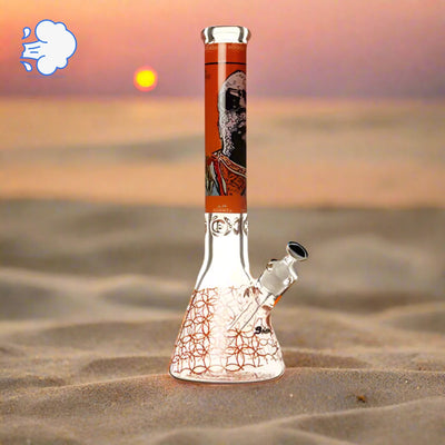 16’’ 9Mm Orange Icons Glass | Bong