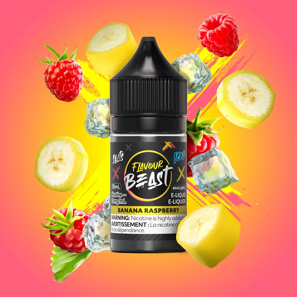 Flavourbeast Banana Raspberry Iced | Salt