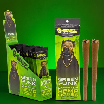 G-Rollz Green Funk Flavored Pre-Rolled Hemp Cones | Cones