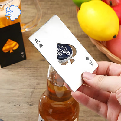 Ace Of Spades | Bottle Opener Silver