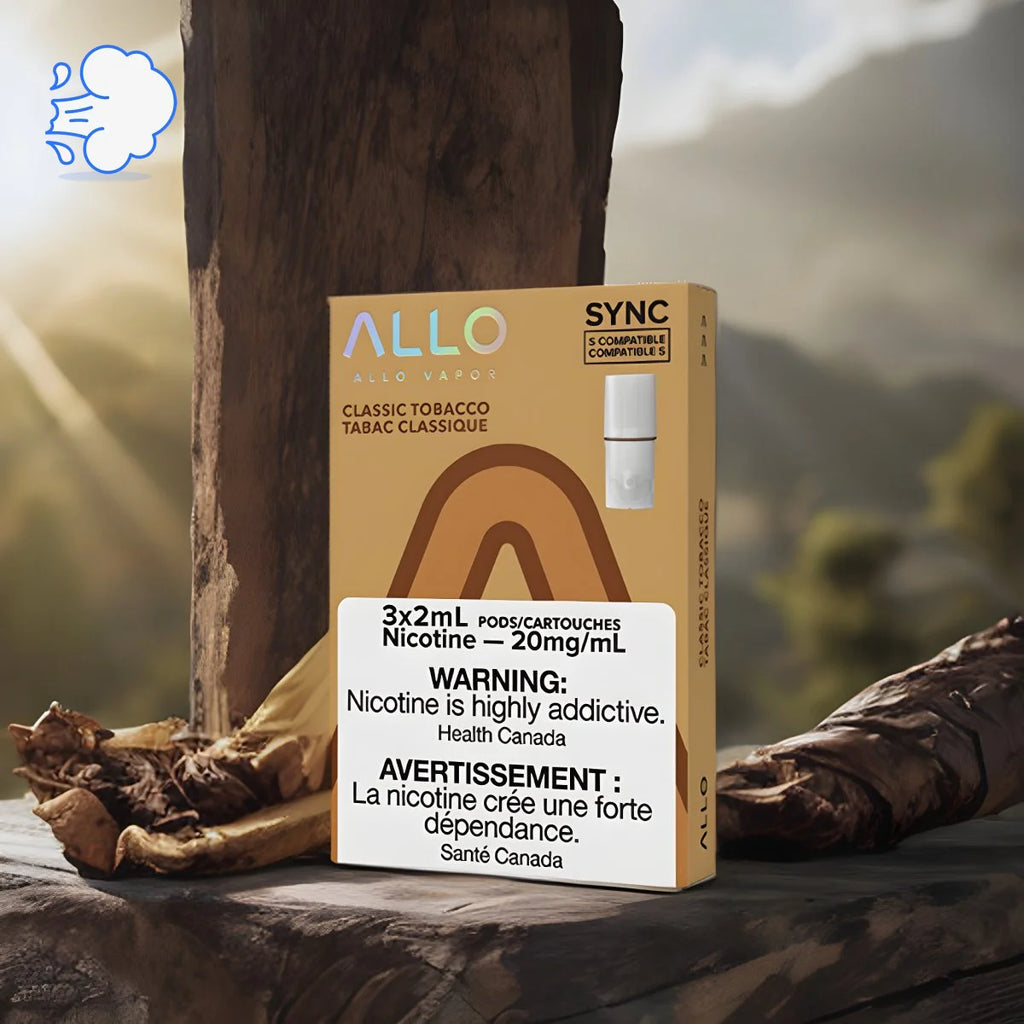 Allo Sync Classic Tobacco | Pod Pack - SkipTheVapes