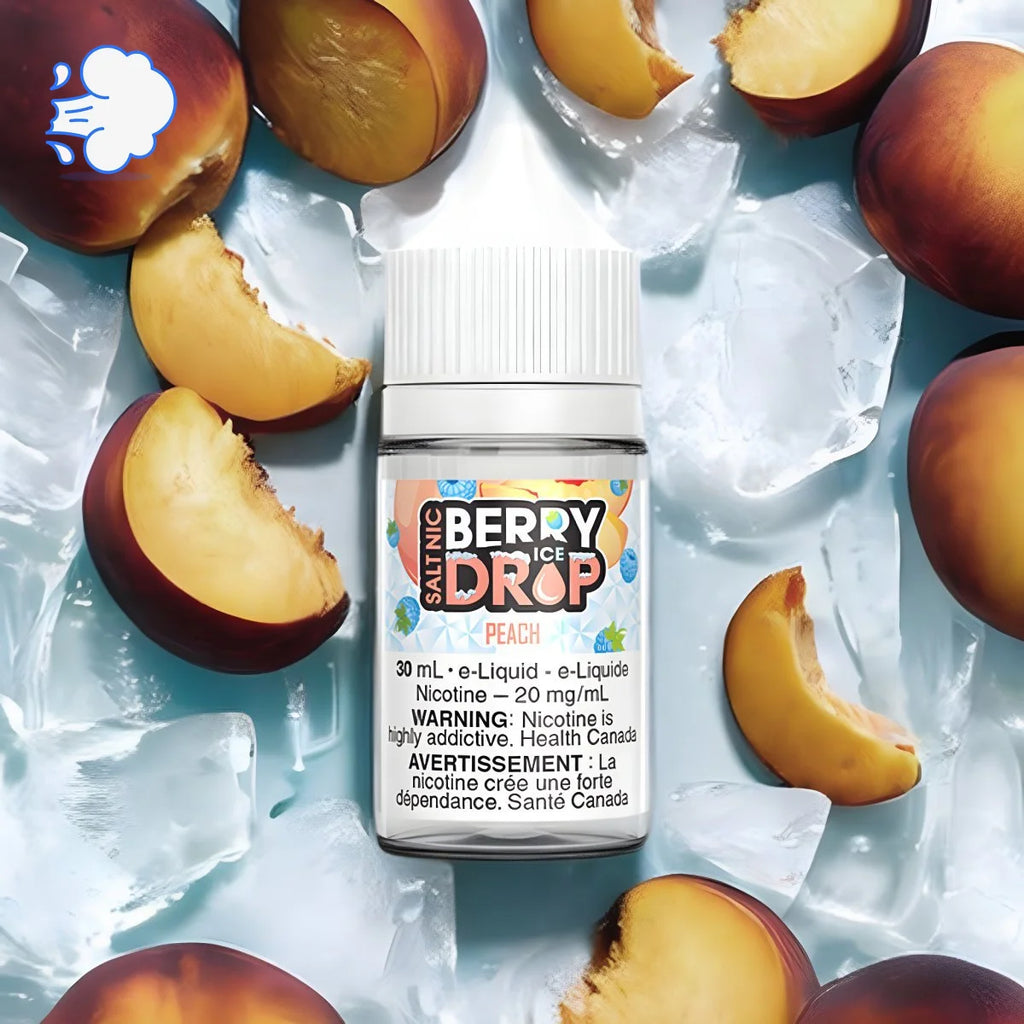 Berry Drop Ice Peach | Salt - SkipTheVapes