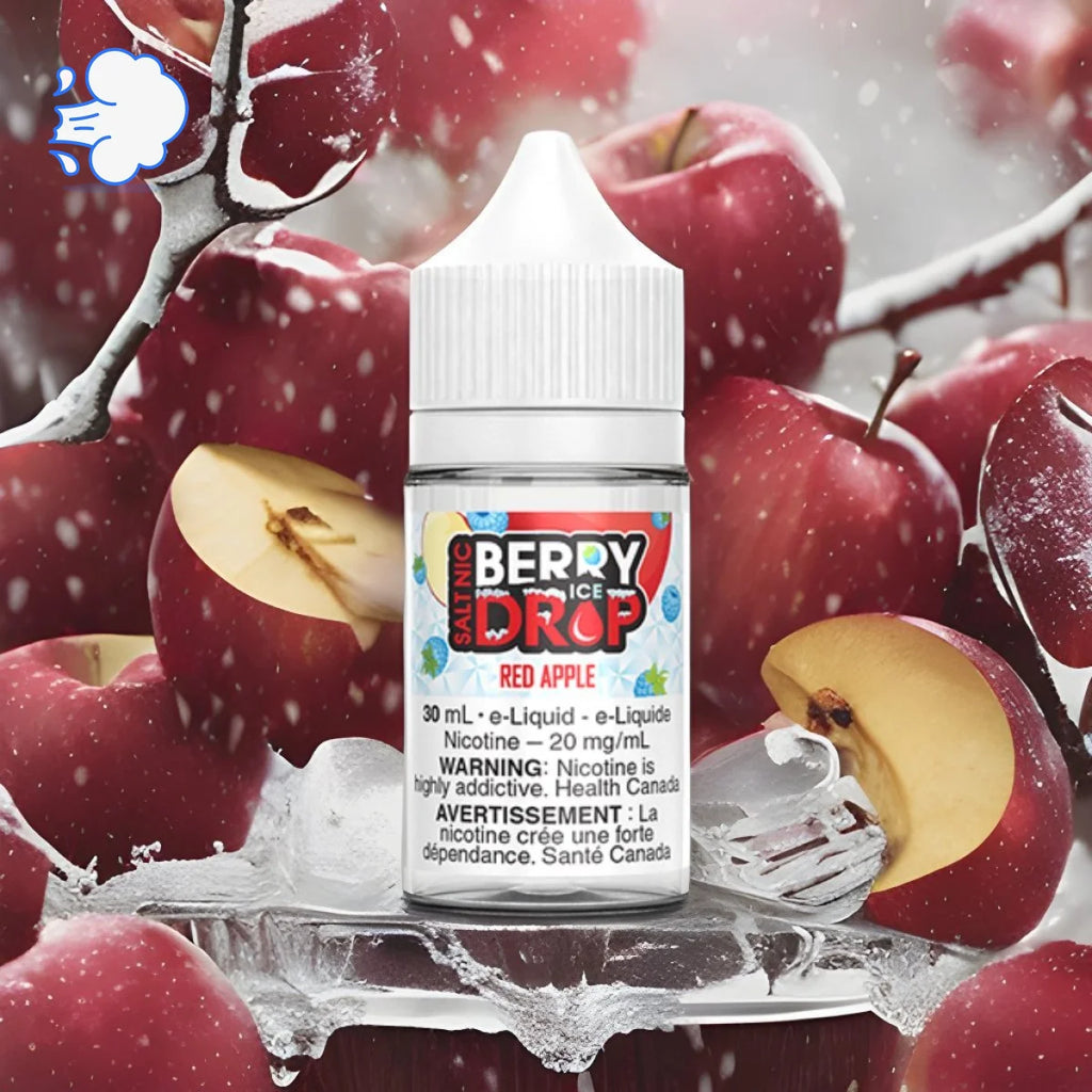 Berry Drop Ice Red Apple | Salt - SkipTheVapes