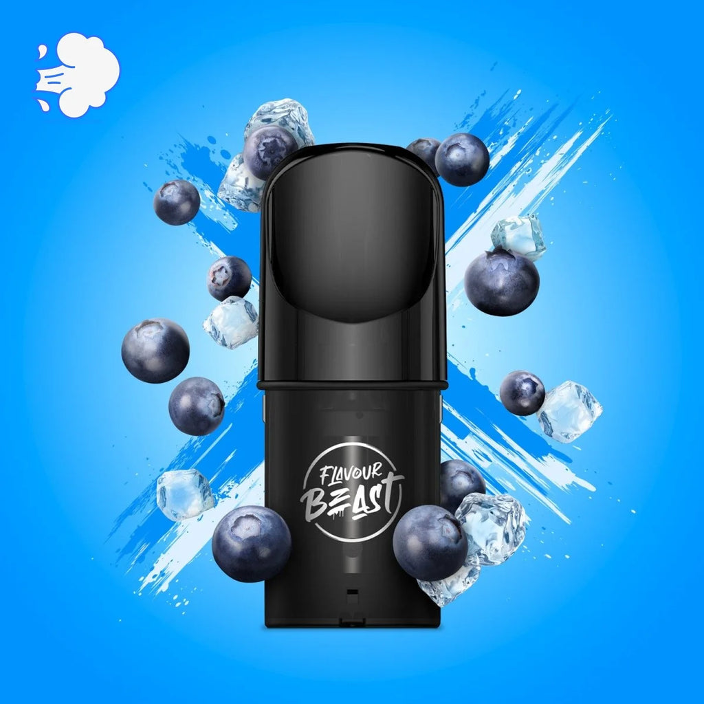 Flavourbeast Boss Blueberry Ice | Pods Pack - SkipTheVapes