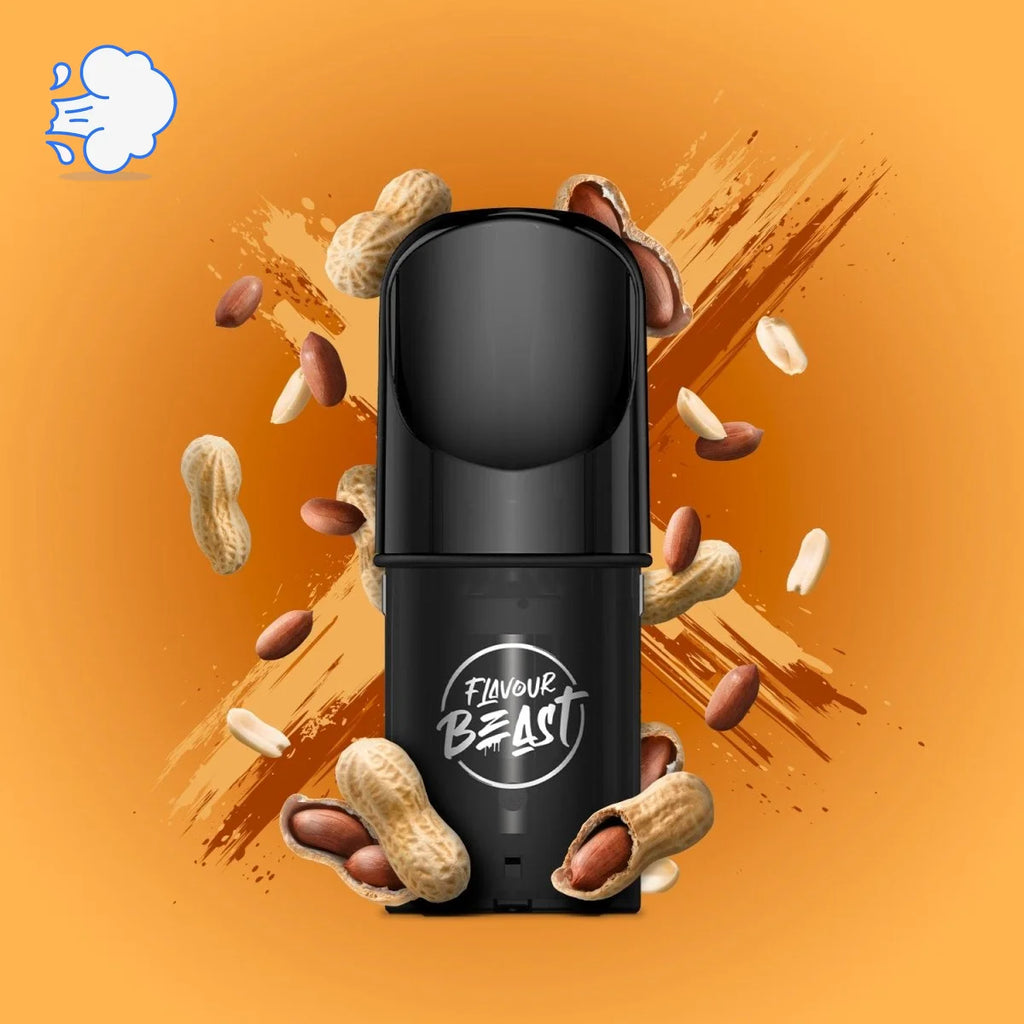 Flavourbeast Churned Peanut | Pods Pack - SkipTheVapes