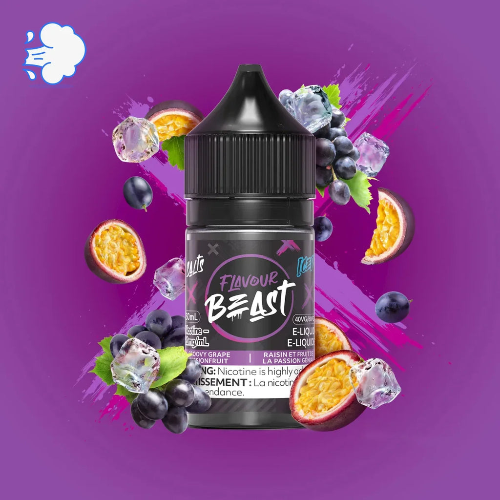 Flavourbeast Groovy Grape Passionfruit Iced | Salt