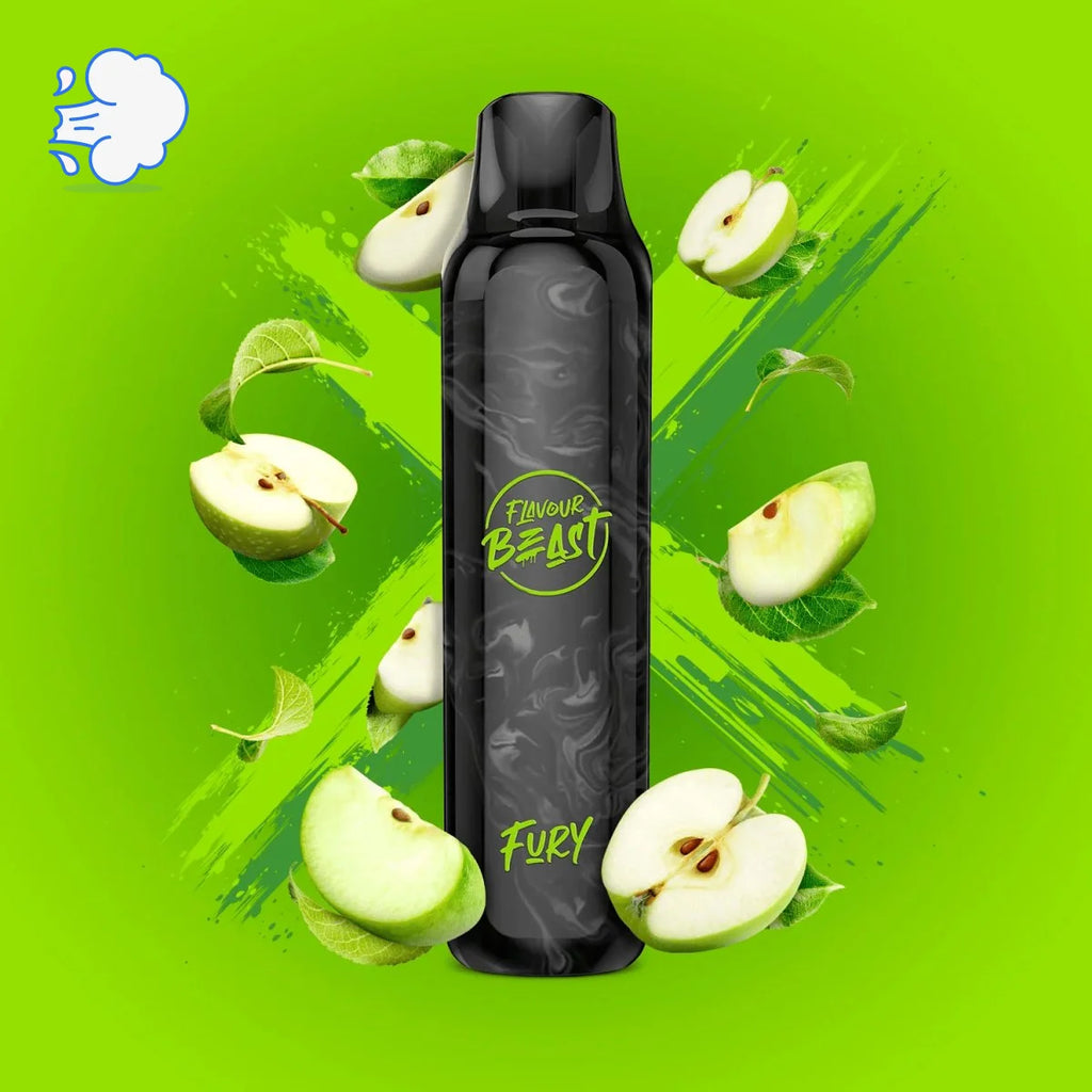 Flavourbeast Gusto Green Apple Fury | Disposable - SkipTheVapes