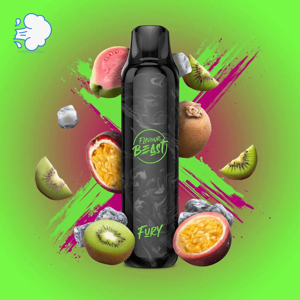 Flavourbeast Kewl Kiwi Passionfruit Ice Fury | Disposable