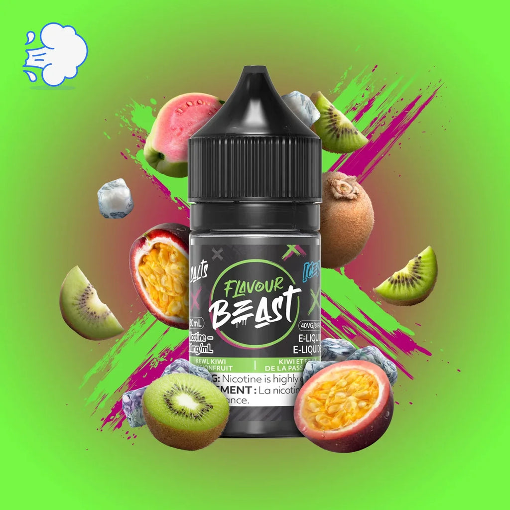 Flavourbeast Kewl Kiwi Passionfruit Iced | Salt