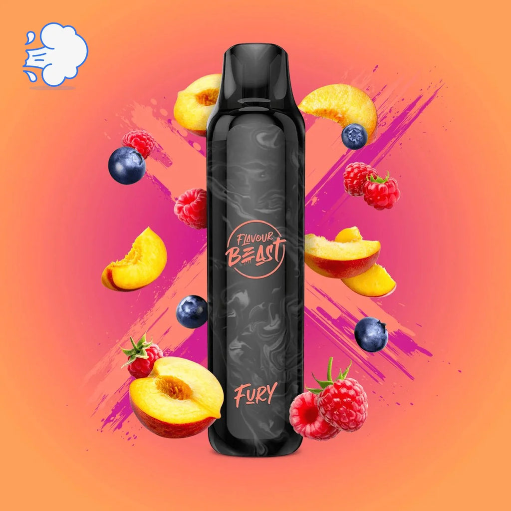 Flavourbeast Packin Peach Berry Fury | Disposable - SkipTheVapes