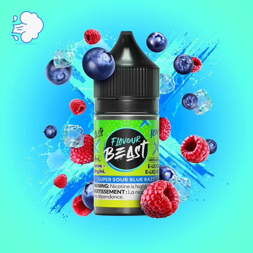 Flavourbeast Super Sour Blue Razz | Salt