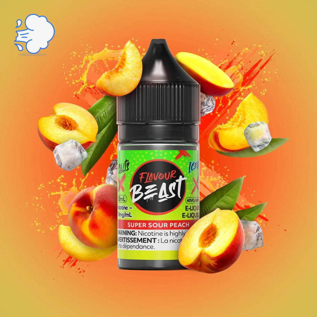 Flavourbeast Super Sour Peach | Salt