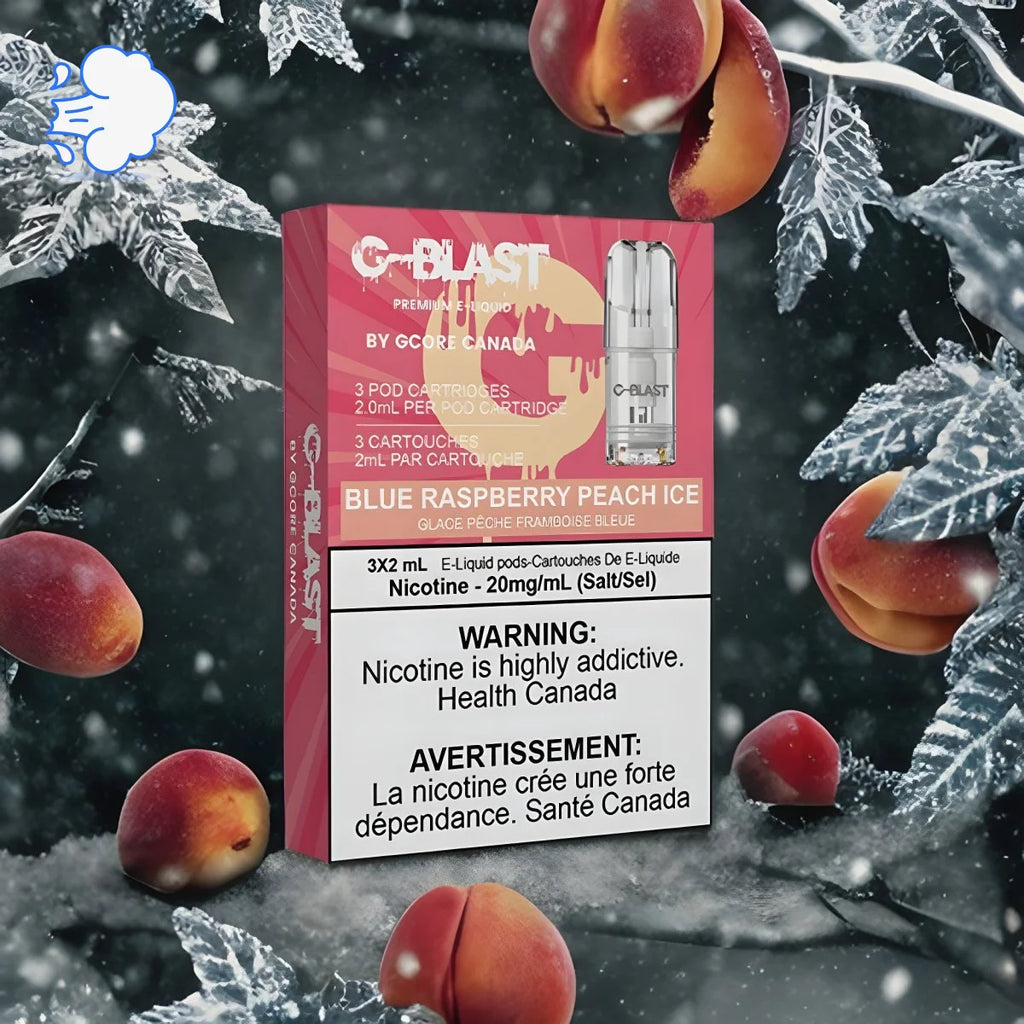 G-BLAST Blue Raspberry Peach Ice GCORE | Pods Pack - SkipTheVapes