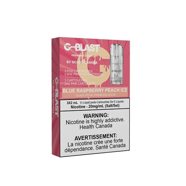 G-BLAST Blue Raspberry Peach Ice GCORE | Pods Pack - SkipTheVapes