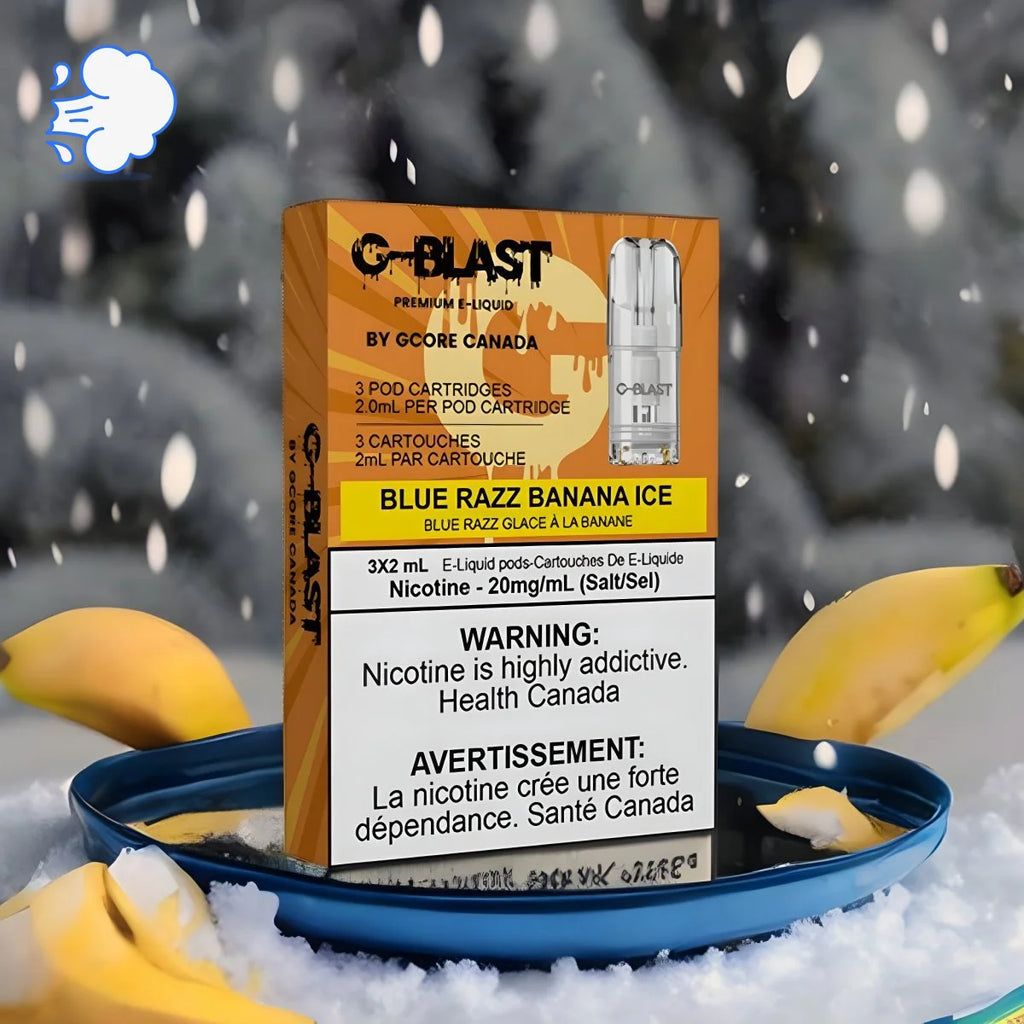 G-BLAST Blue Razz Banana Ice GCORE | Pods Pack - SkipTheVapes