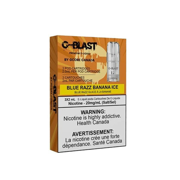 G-BLAST Blue Razz Banana Ice GCORE | Pods Pack - SkipTheVapes