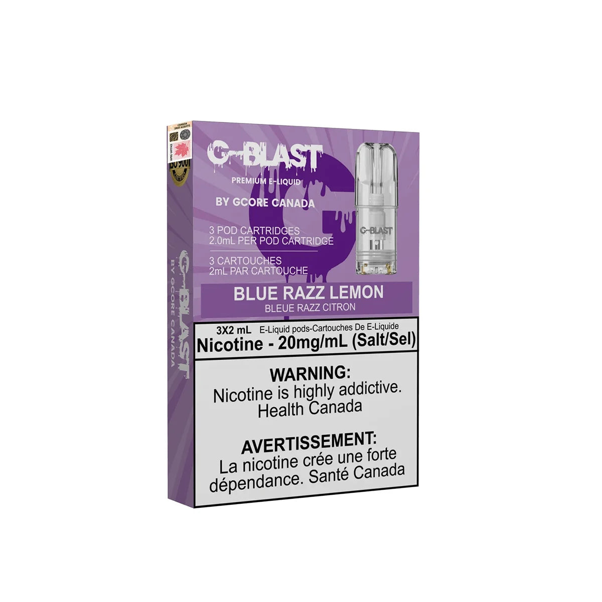 G-BLAST Blue Razz Lemon GCORE | Pods Pack – Vape Spot
