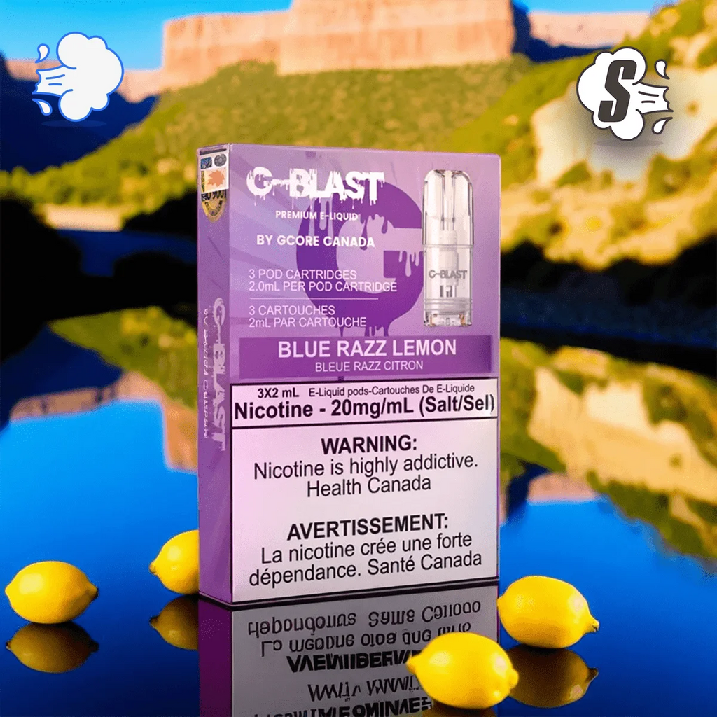 G Core Blue Razz G-BLAST Blue Razz Lemon GCORE | Pods Pack – Vape Spot