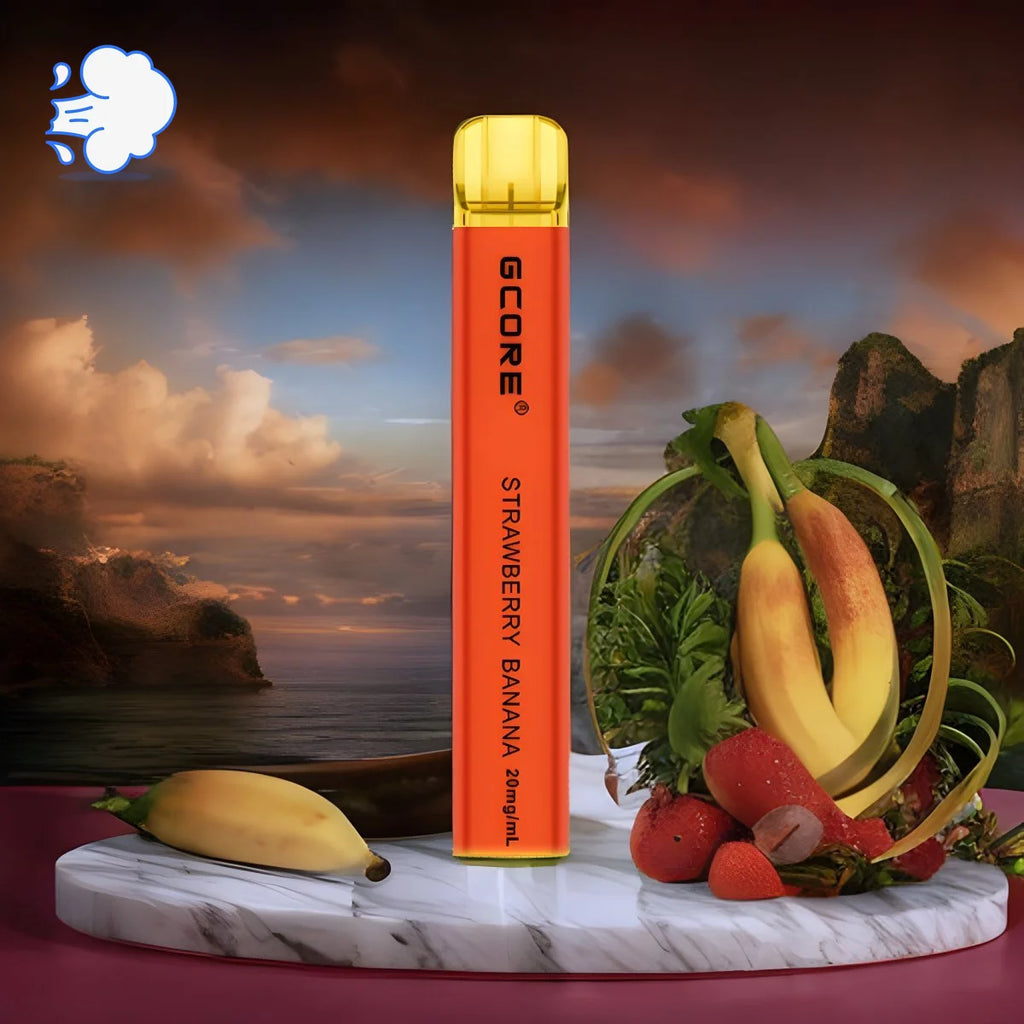 GCORE Strawberry Banana 1000 Model X | Disposable - SkipTheVapes