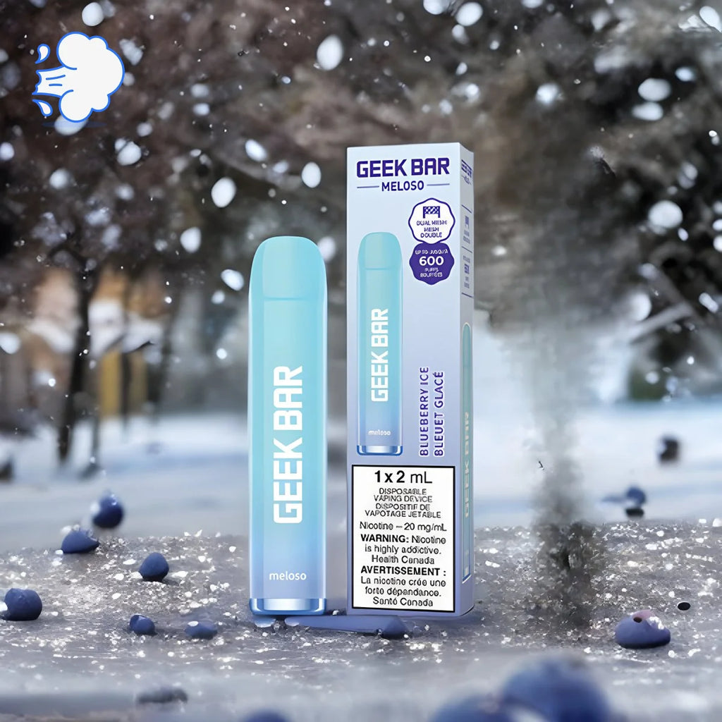 Geek Bar Blueberry Ice Meloso | Disposable - SkipTheVapes