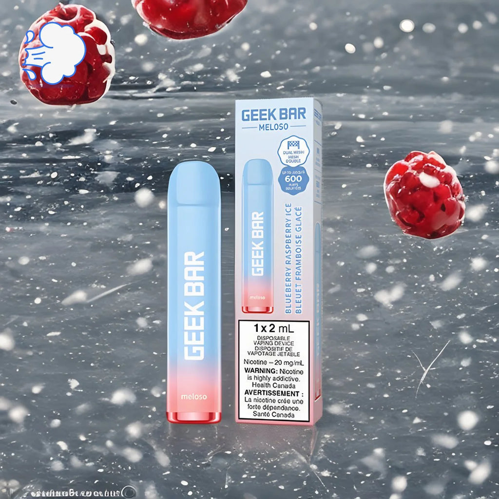 Geek Bar Blueberry Raspberry Ice Meloso | Disposable - SkipTheVapes