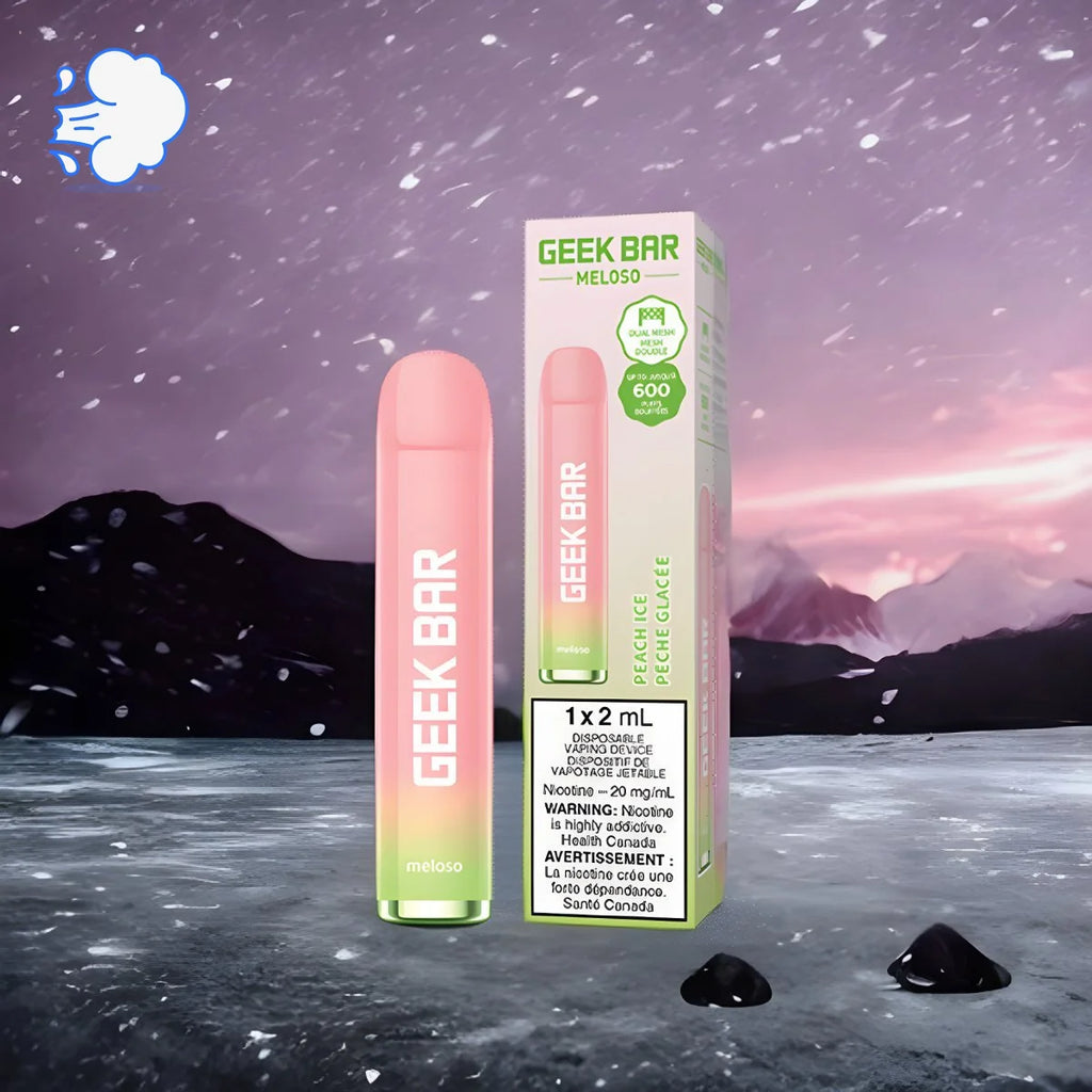 Geek Bar Peach Ice Meloso | Disposable - SkipTheVapes