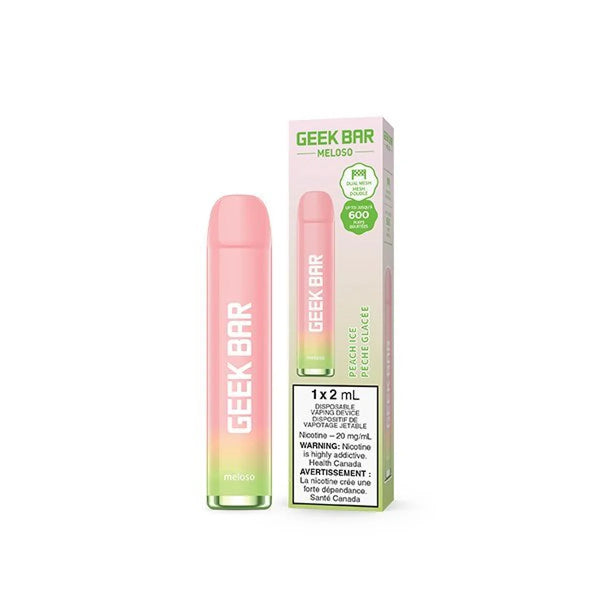 Geek Bar Peach Ice Meloso | Disposable - SkipTheVapes