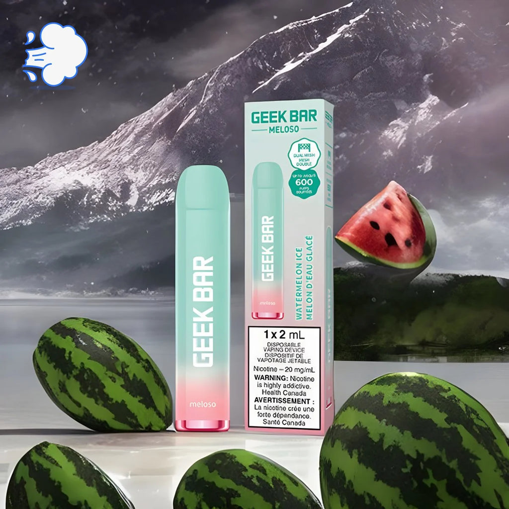 Geek Bar Watermelon Ice Meloso | Disposable - SkipTheVapes