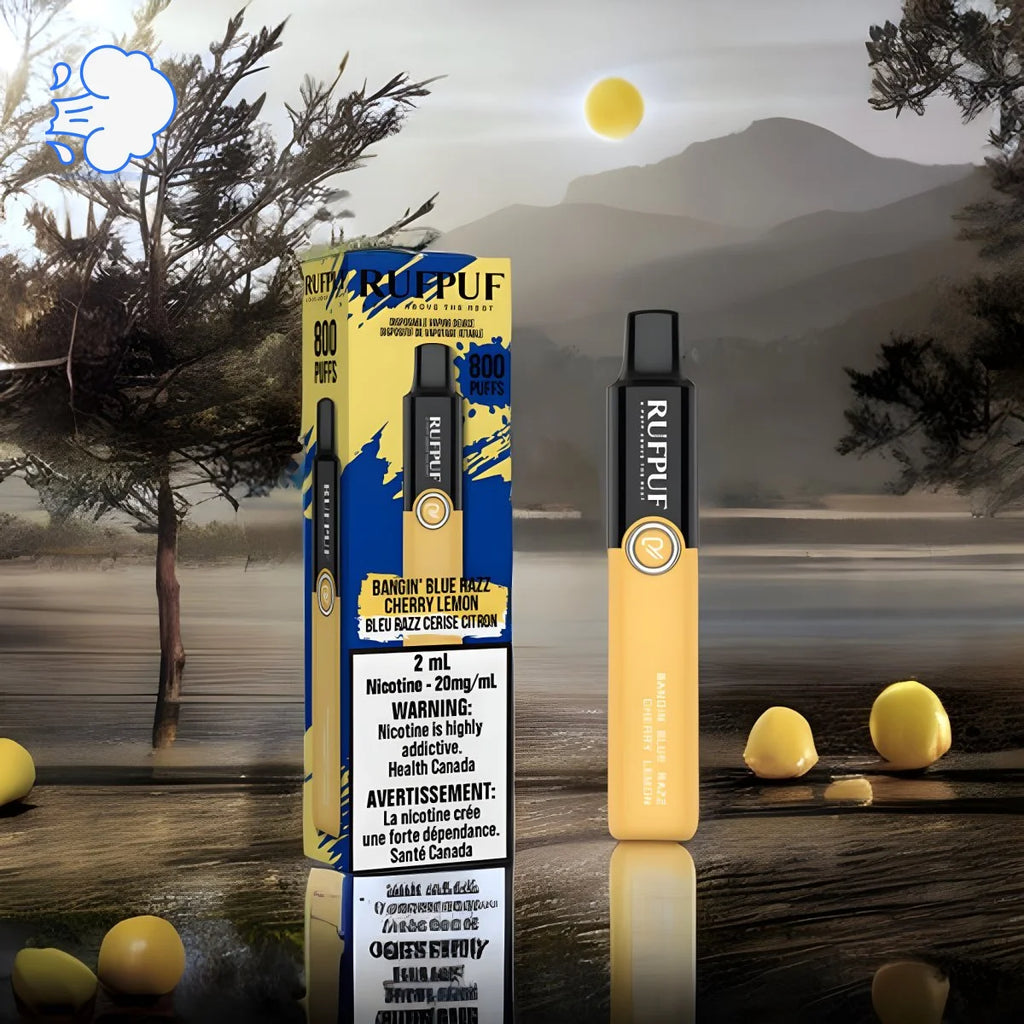 RUFPUF Bangin' Blue Razz Cherry Lemon | Disposable - SkipTheVapes