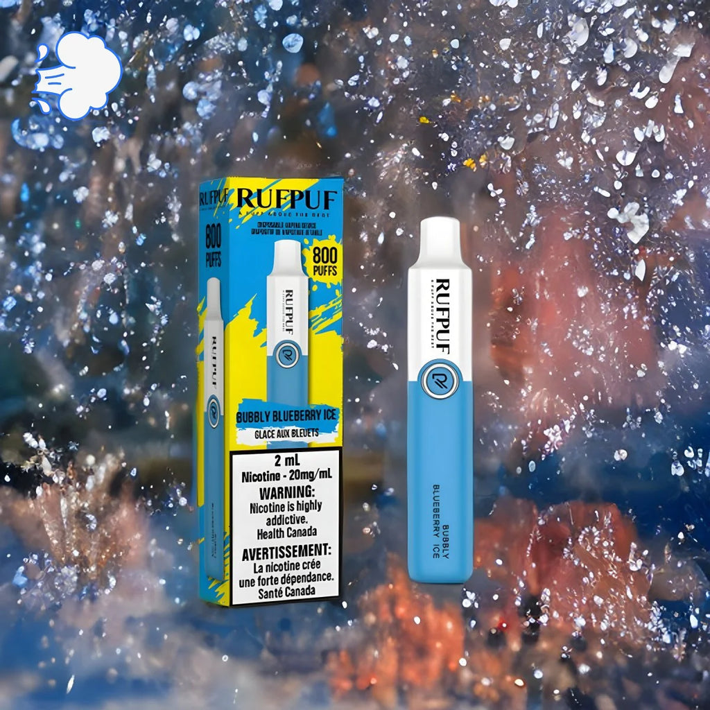 RUFPUF Bubbly Blueberry Ice | Disposable - SkipTheVapes