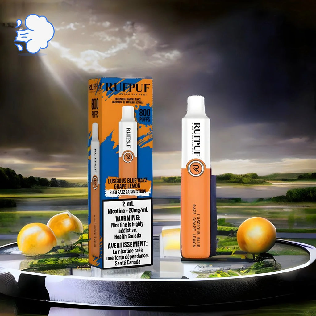 RUFPUF Luscious Blue Razz Grape Lemon | Disposable - SkipTheVapes