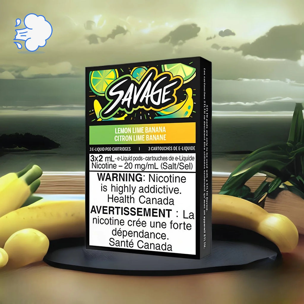 Savage Lemon Lime Banana | Pods Pack - SkipTheVapes