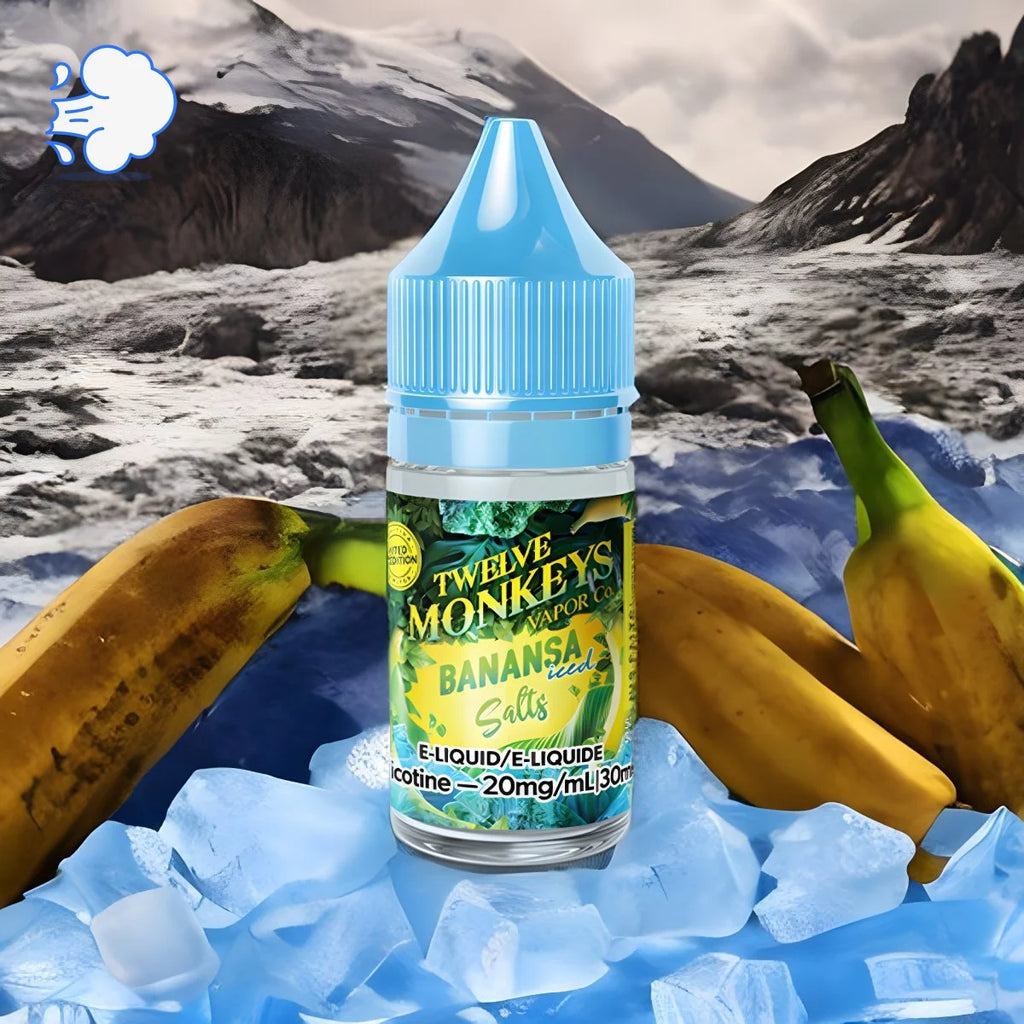 Twelve Monkeys Banansa Iced | Salt - SkipTheVapes