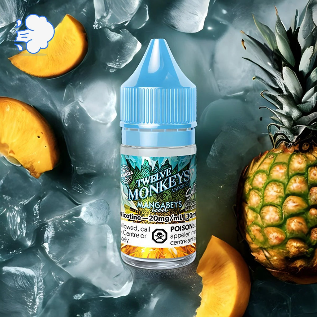 Twelve Monkeys Mangabeys Ice | Salt - SkipTheVapes