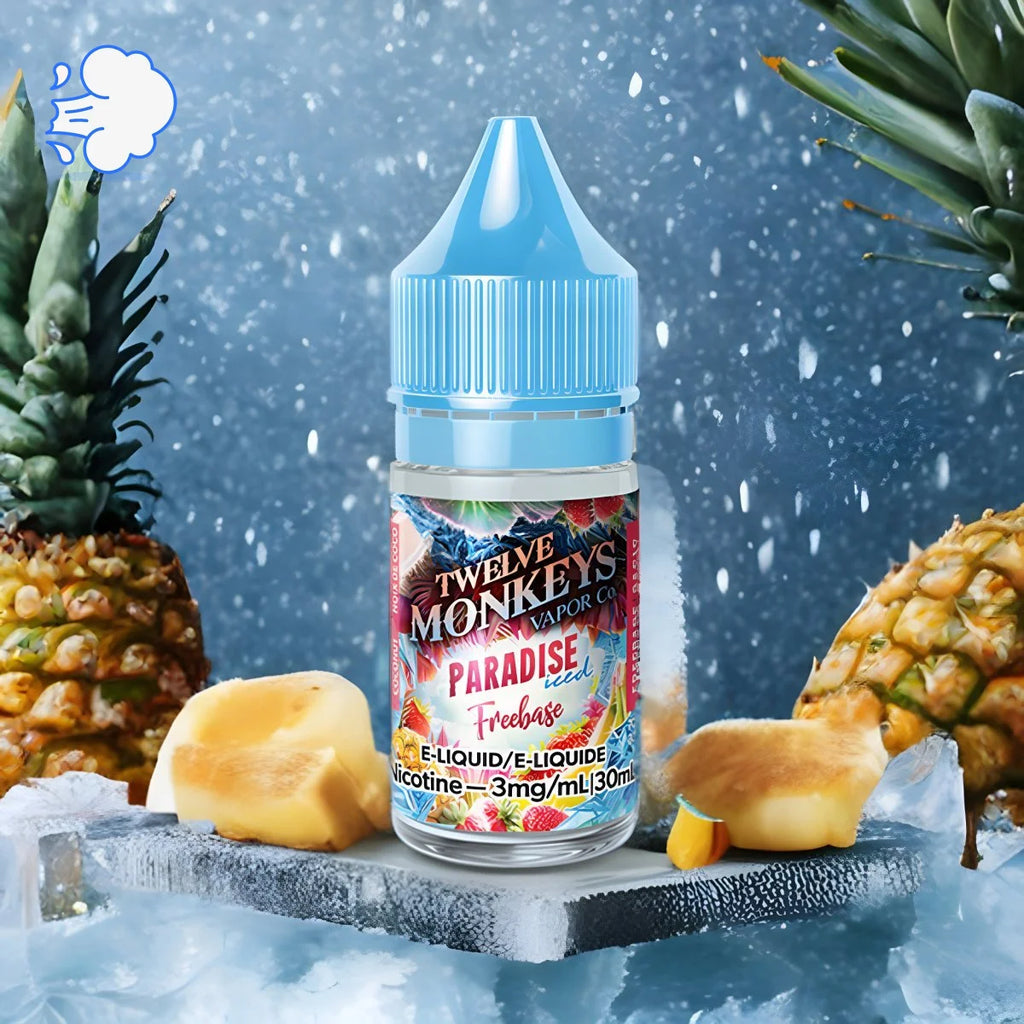 Twelve Monkeys Paradise Iced | Freebase - SkipTheVapes