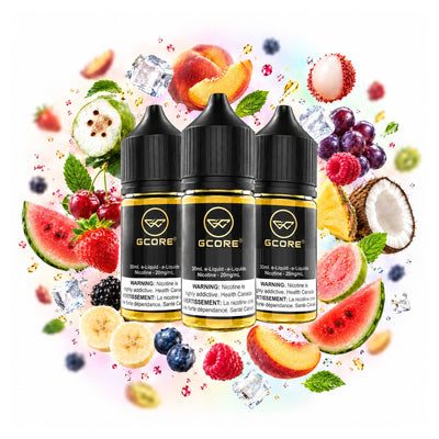 G-CORE Salt E-Juice, mix any 3 flavours