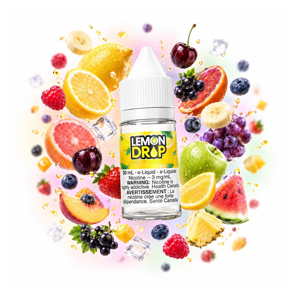 Lemon Drop e-juice, full flavour range
