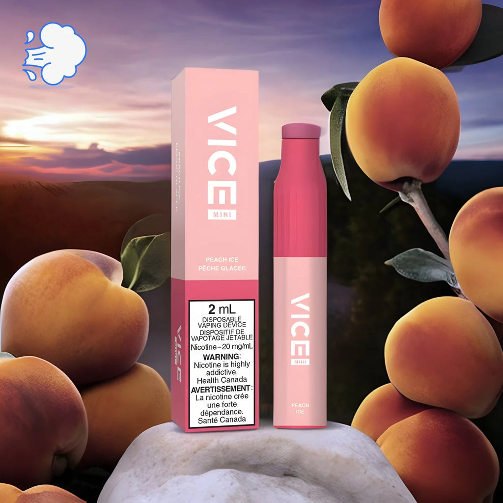 VICE Peach Ice Mini | Disposable - SkipTheVapes